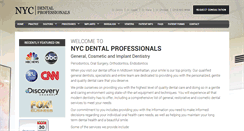 Desktop Screenshot of nycdentalprofessionals.com